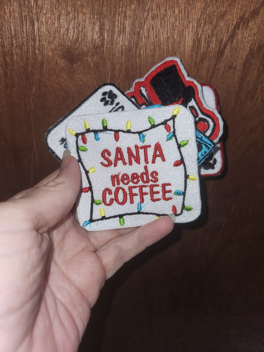 Santa Needs Coffee and Christmas
