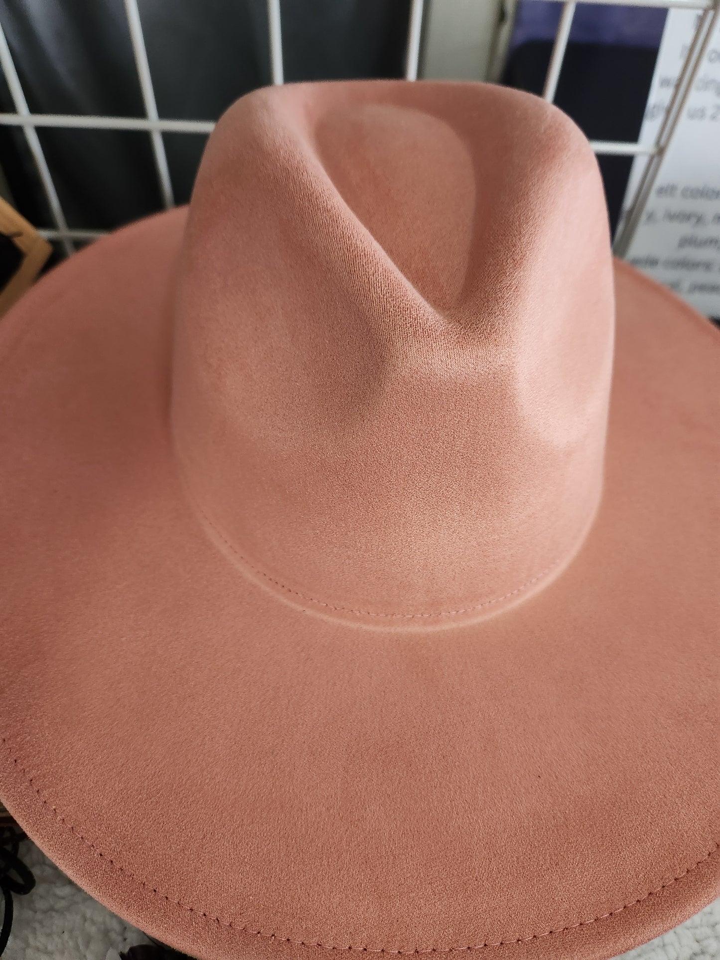 Fashion Classic Wide Brim Suede Hat